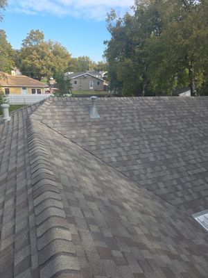 Storm Damaged Roof Replacement - Before & After