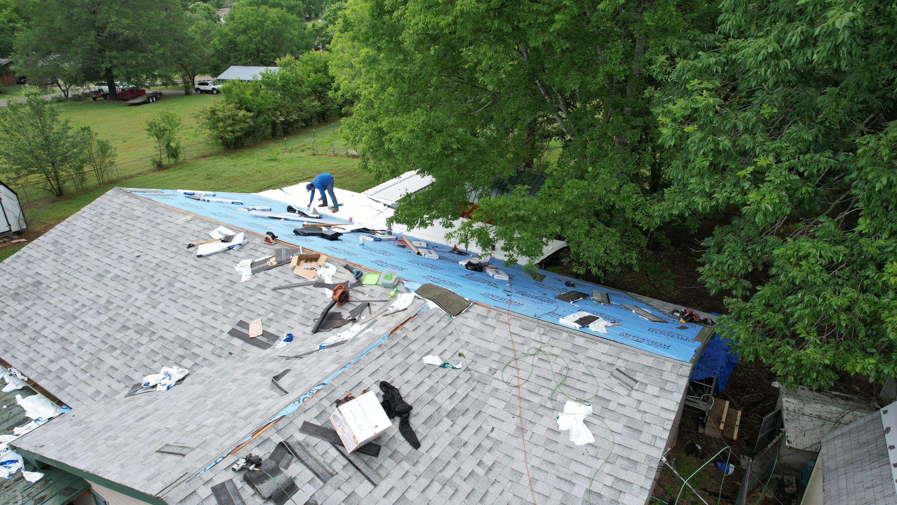 Residential Shingle Reroof using Malarkey Vista by Hostetler Roofing