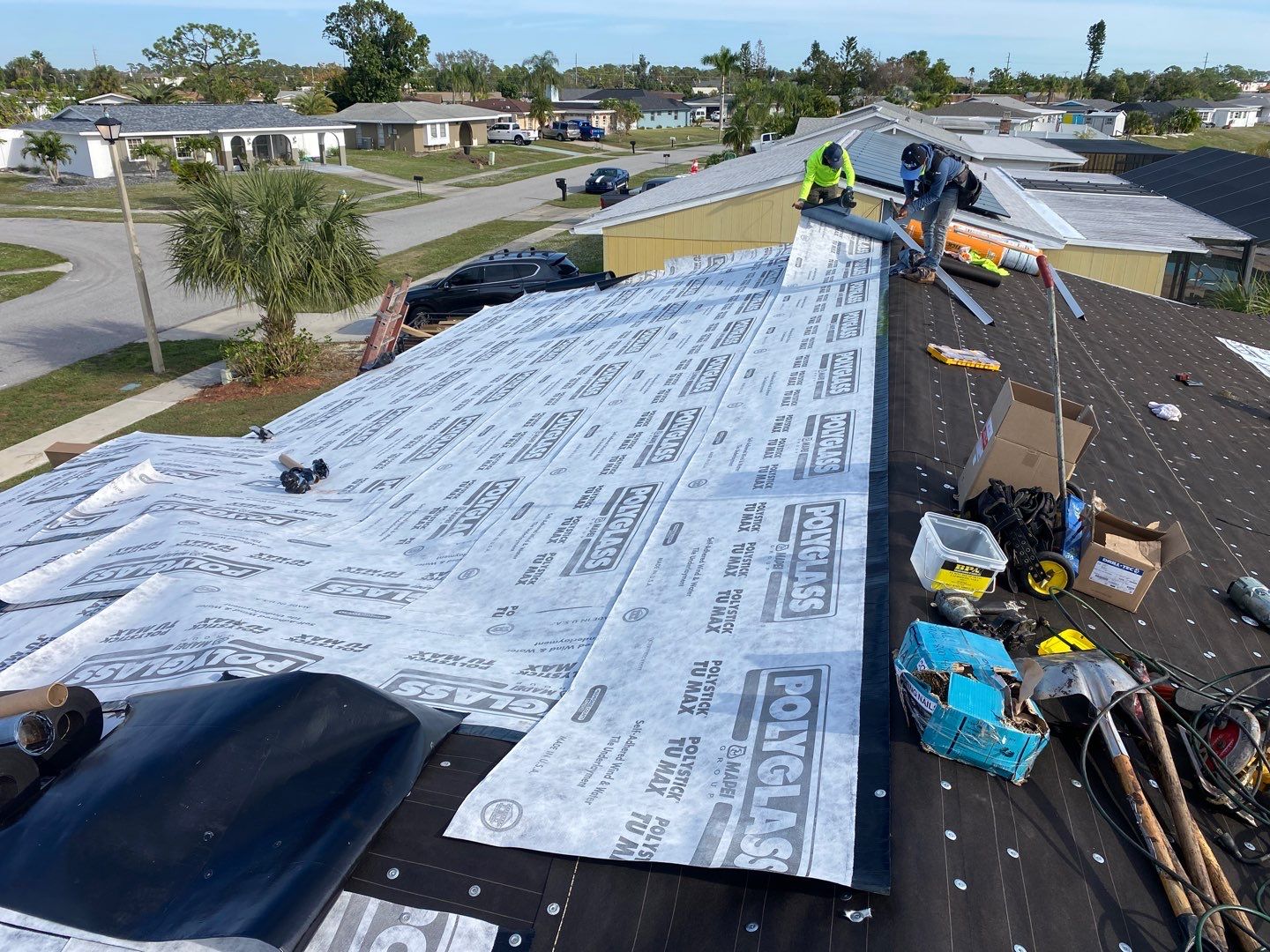 Residential Brava Spanish Tile Install in North Port, Florida by International Roofing