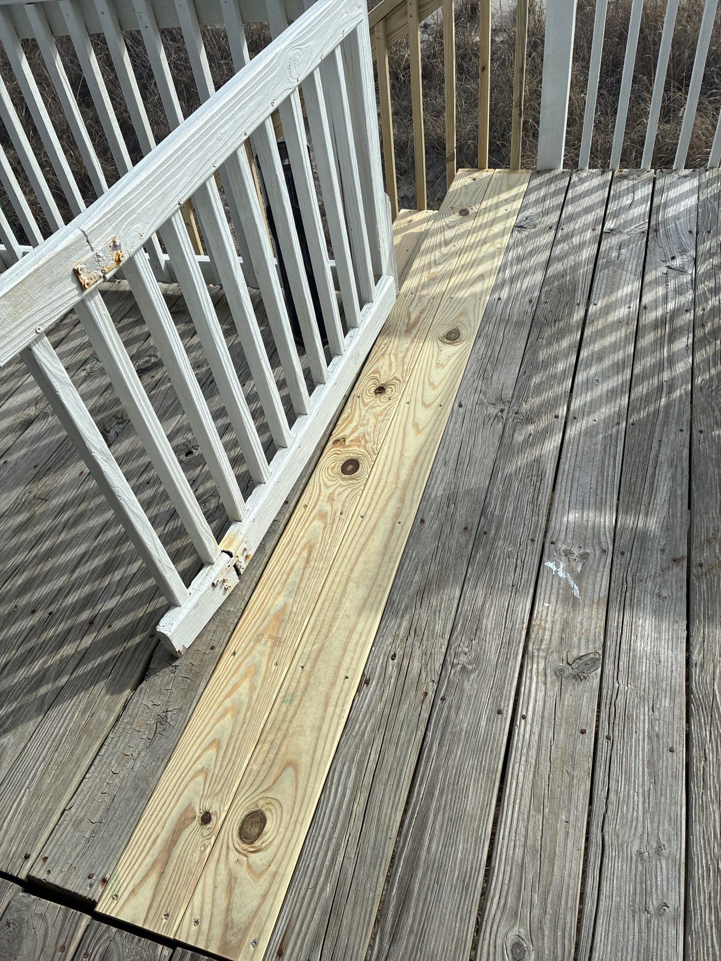 Step Re-build & Handrail Installation – Oak Island, NC by RGR Construction and Roofing, LLC