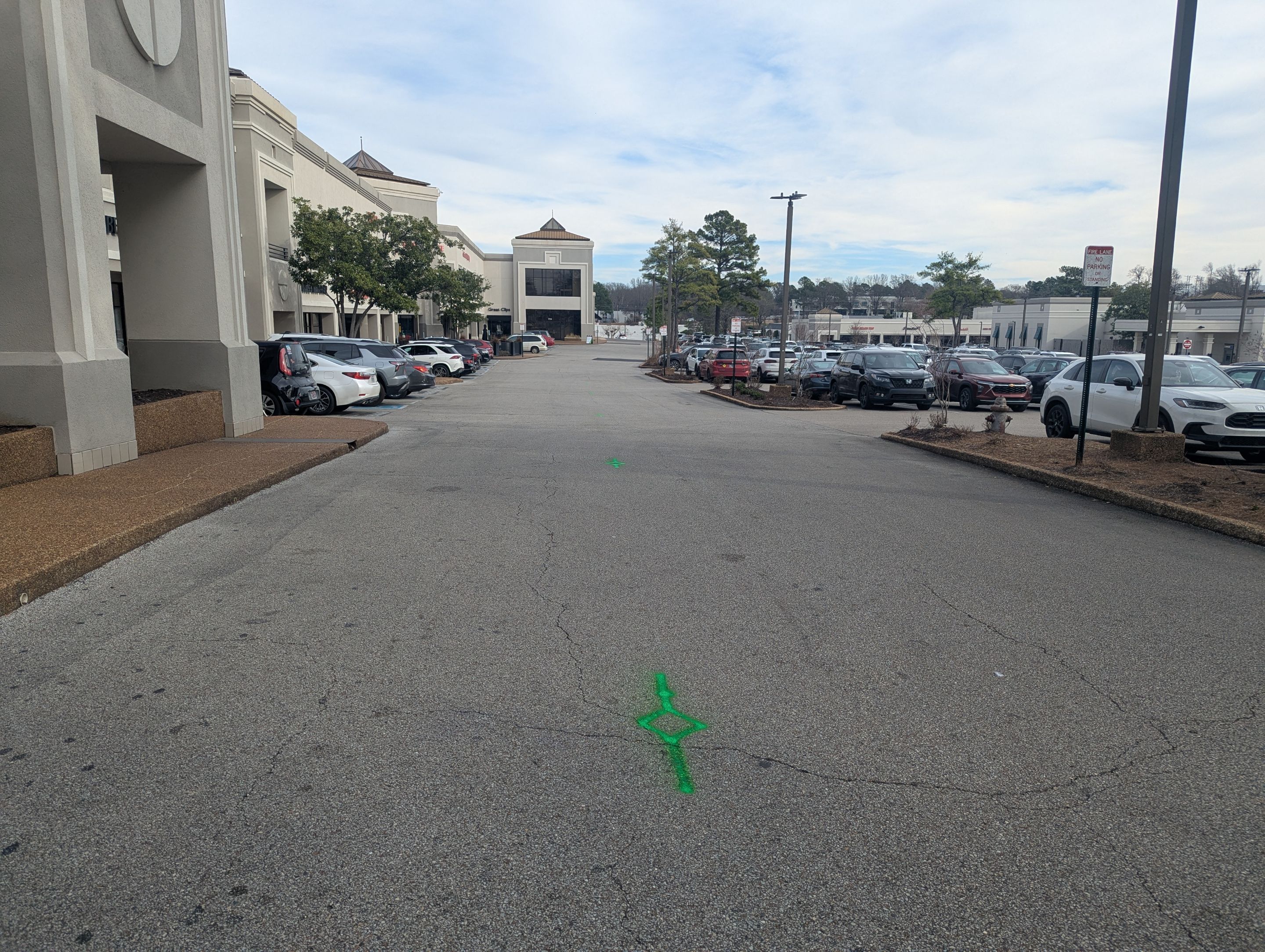 Utility Locating and GPR Mapping at Memphis Commercial Center by Alsip Locating Service, LLC