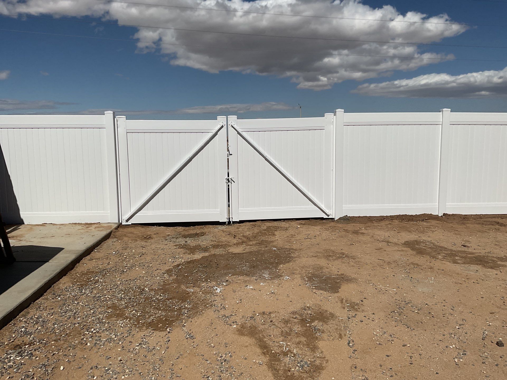 Fence Installation using Vinyl by Fence Guys Inc.
