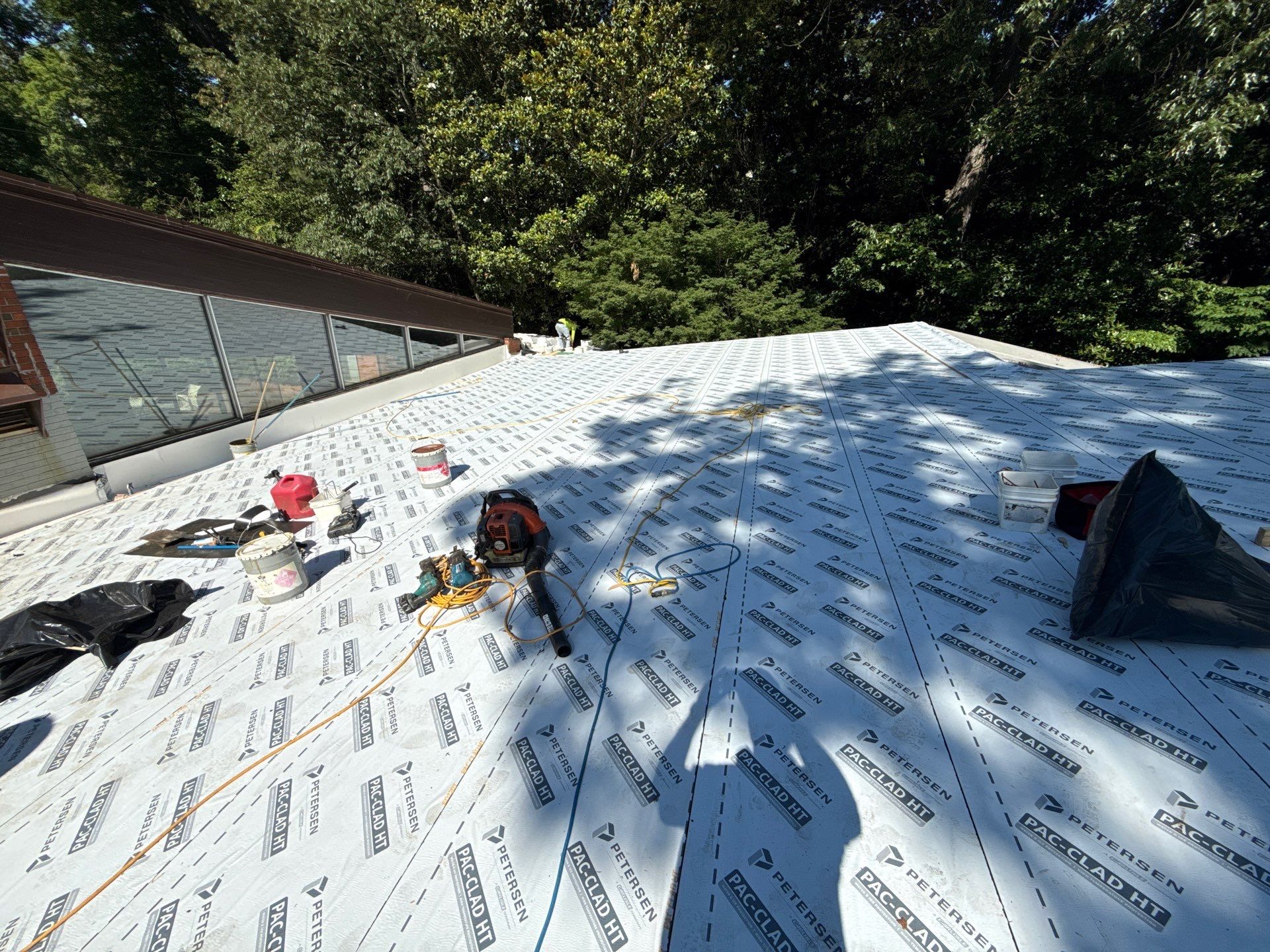 Residential Standing Seam Metal Roof and Membrane Replacement in Memphis by Revival Roofing Services