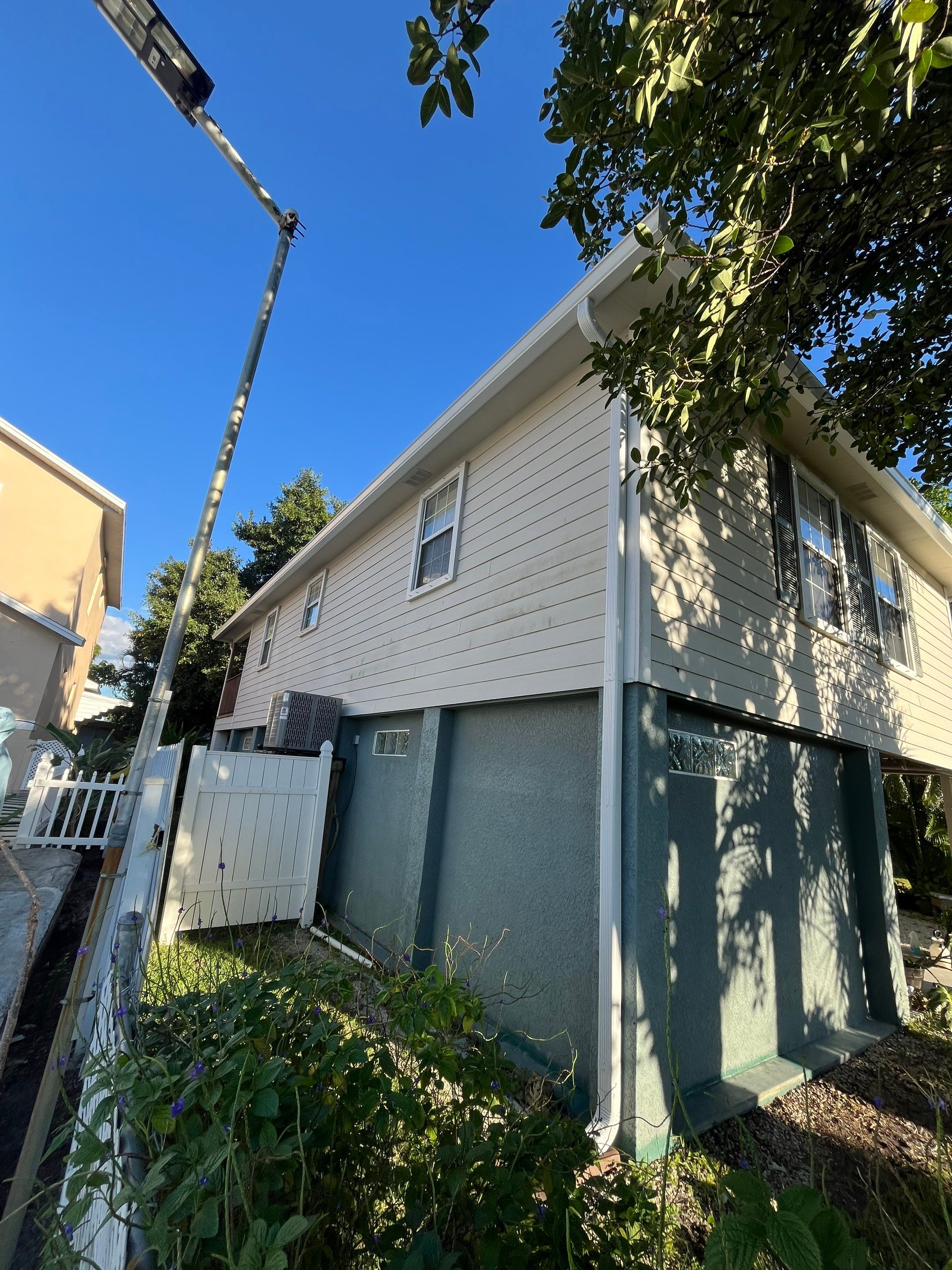 New Downspout Installation in Fort Myers FL by Gutter Professors