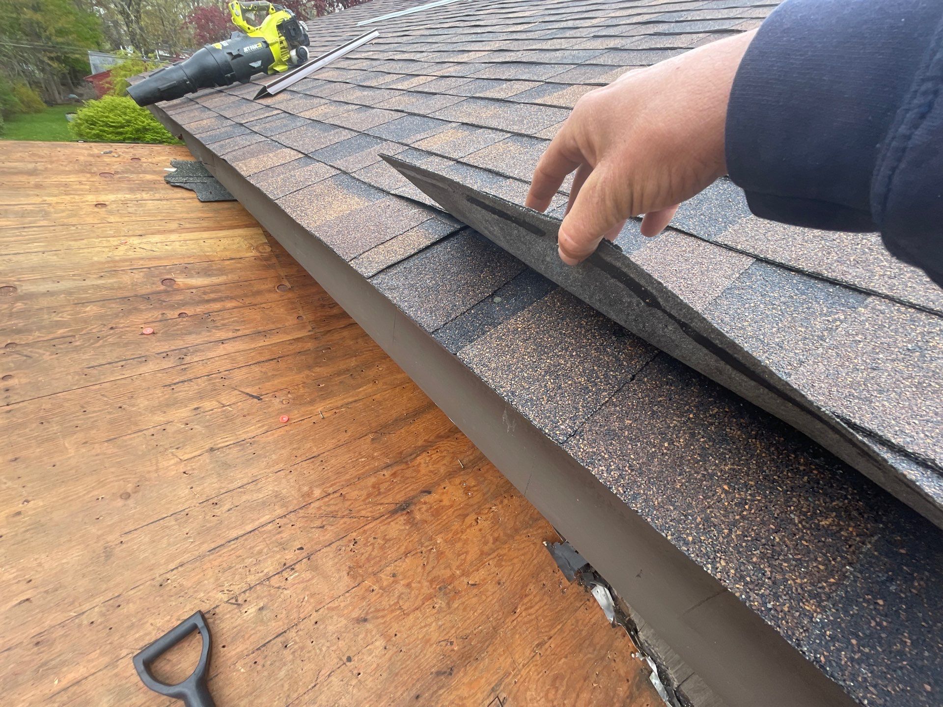 Residential Roof Replacement and Plywood Sheathing Repair in Torrington by A Plus Exterior