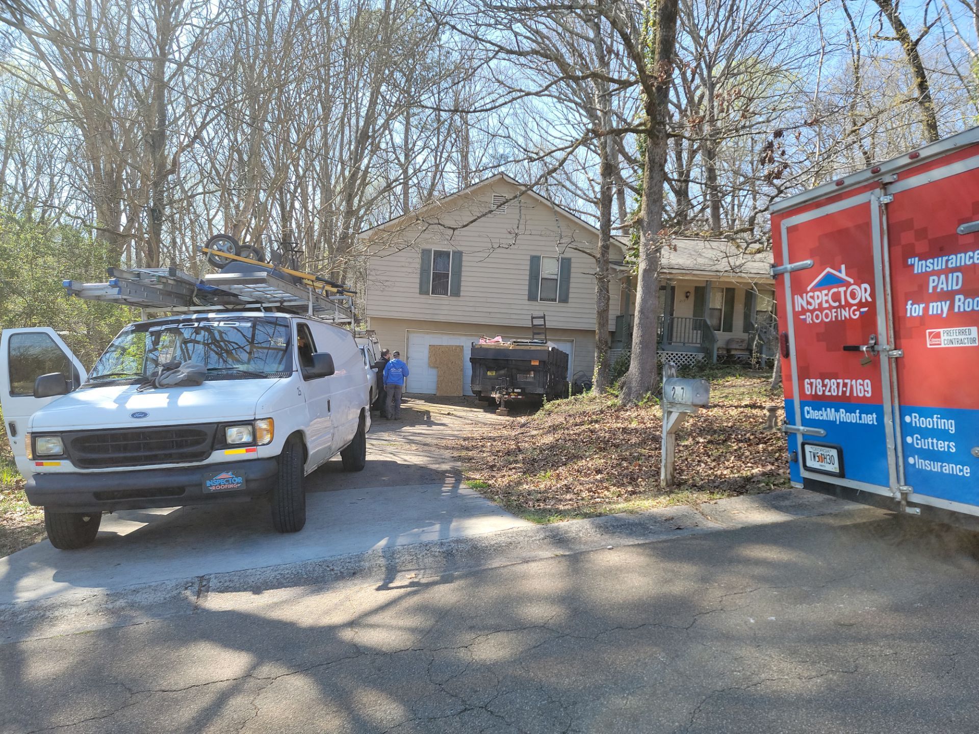 Residential Roofing Installation using Owens Corning by Inspector Roofing and Restoration