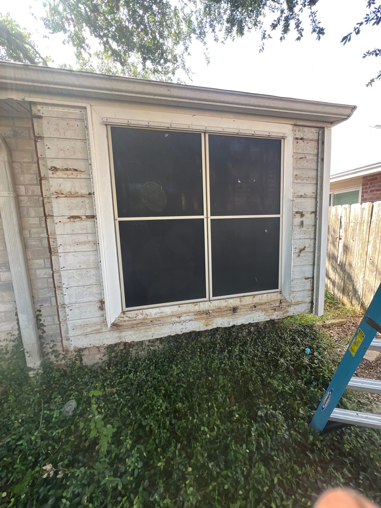 Rotting away under the Oaks by Bayfront Roofing and Construction