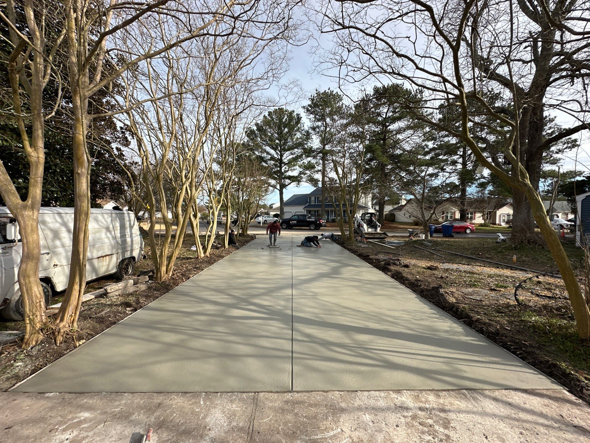 Project in Virginia Beach by Sam The Concrete Man Virginia Beach