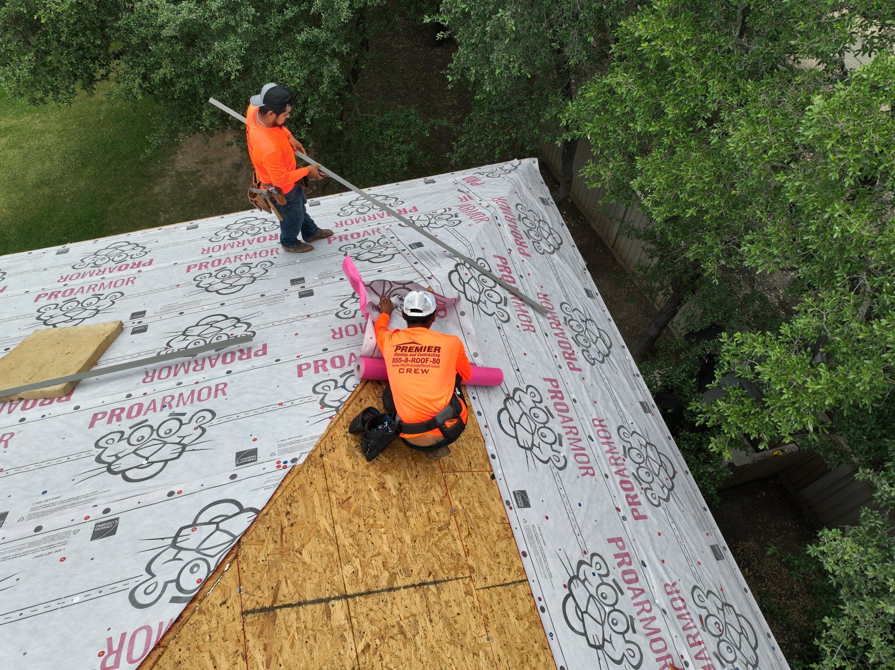 Residential Roof Replacement by Premier Roofing and Contracting