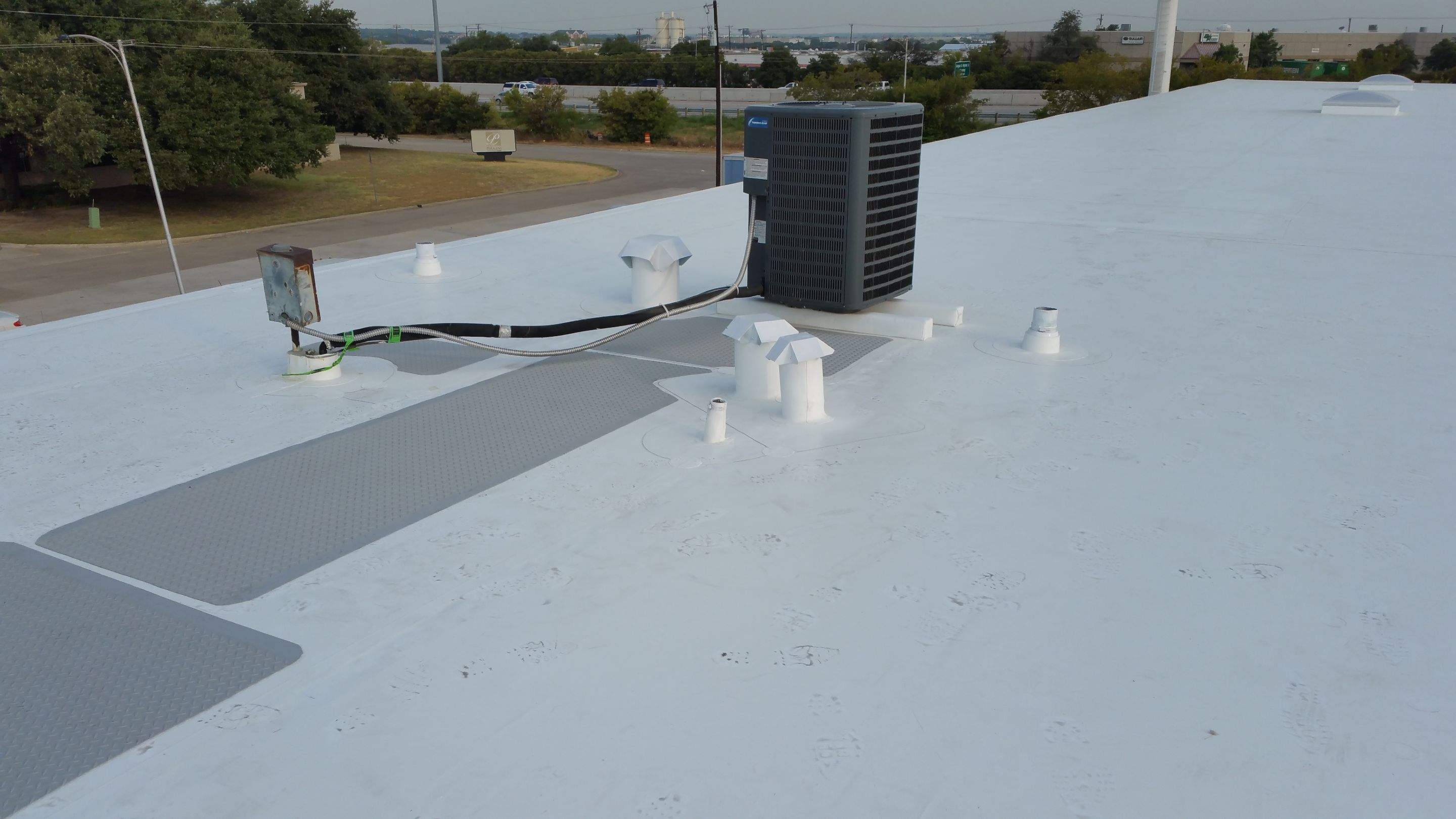 Massive Storm Damage Project - Factory in Arlington by First United Roofing & Construction