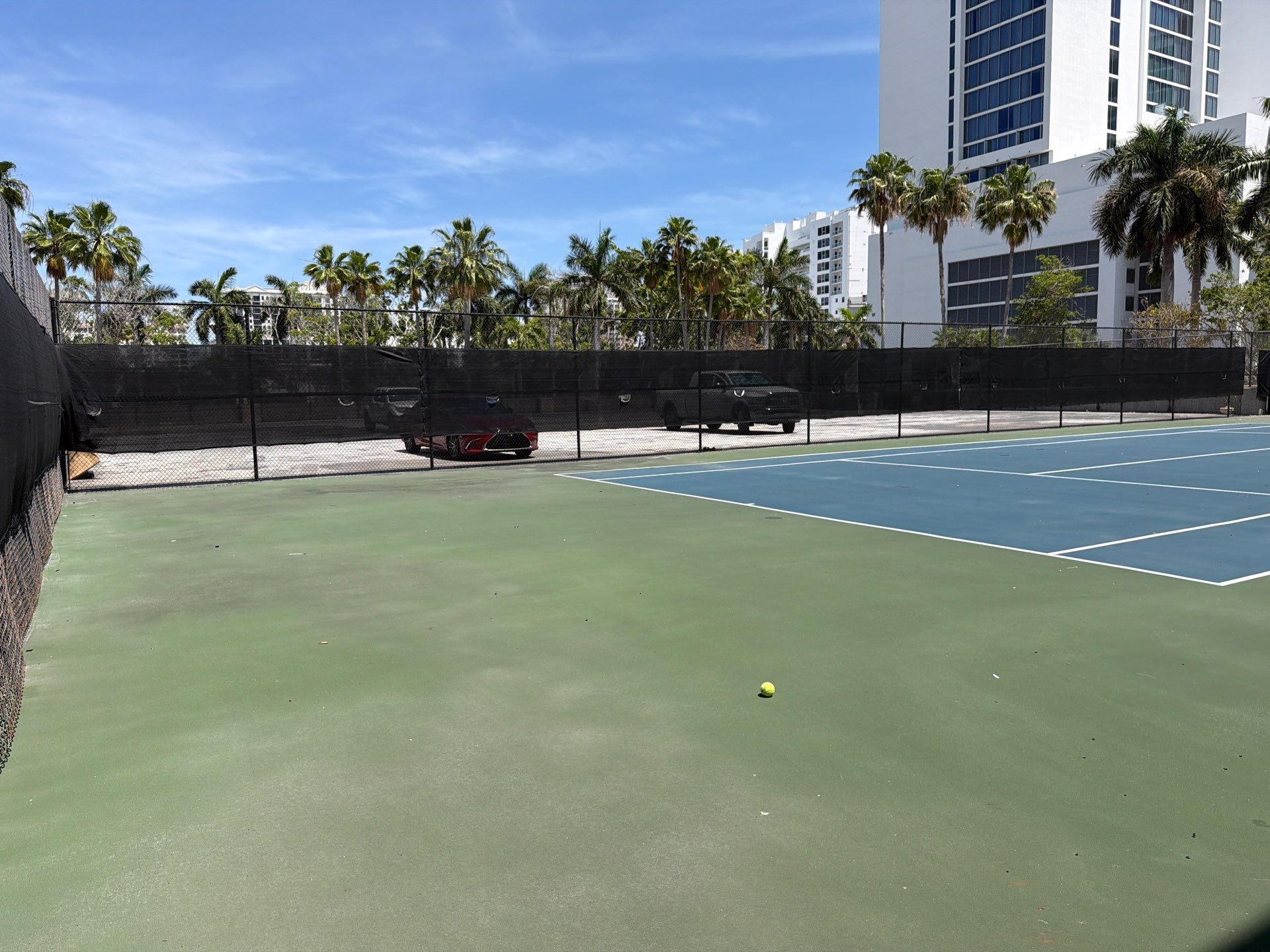 Ritz Carlton Tennsi Court Repairs by Asap fence and gates, LLC