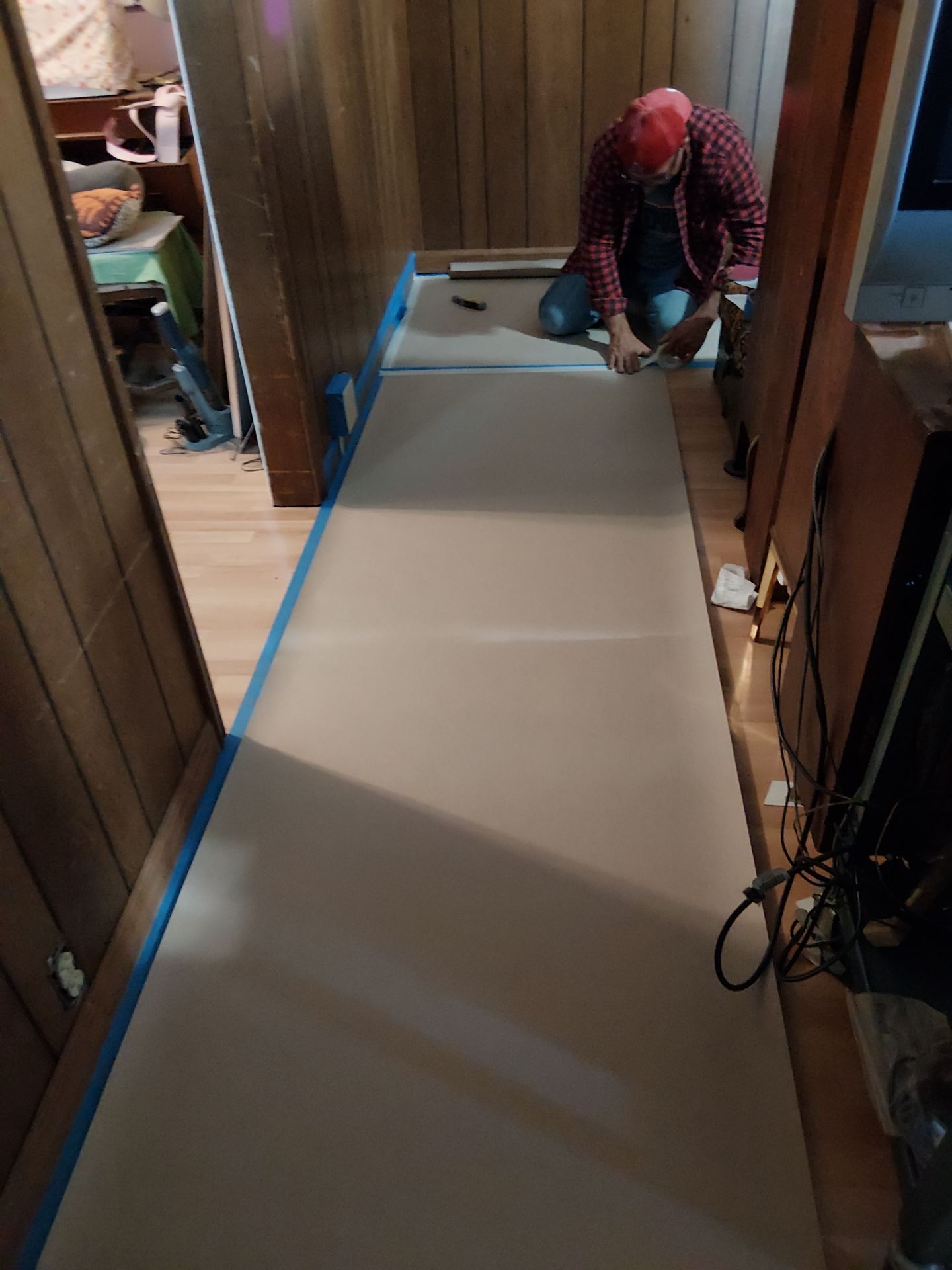 Interior Transformation: Refreshing Wood Paneling by Legendary Services Company LLC.