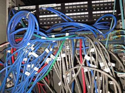 Structured cabling installation by CimaSolutions