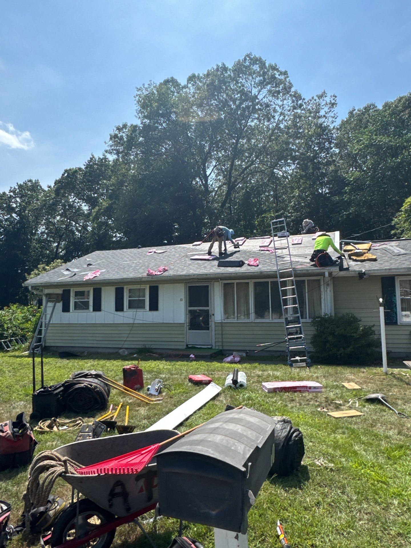 Onyx Black Roof Transformation in Maynard, MA by Mighty Dog Roofing of Greater Middlesex County