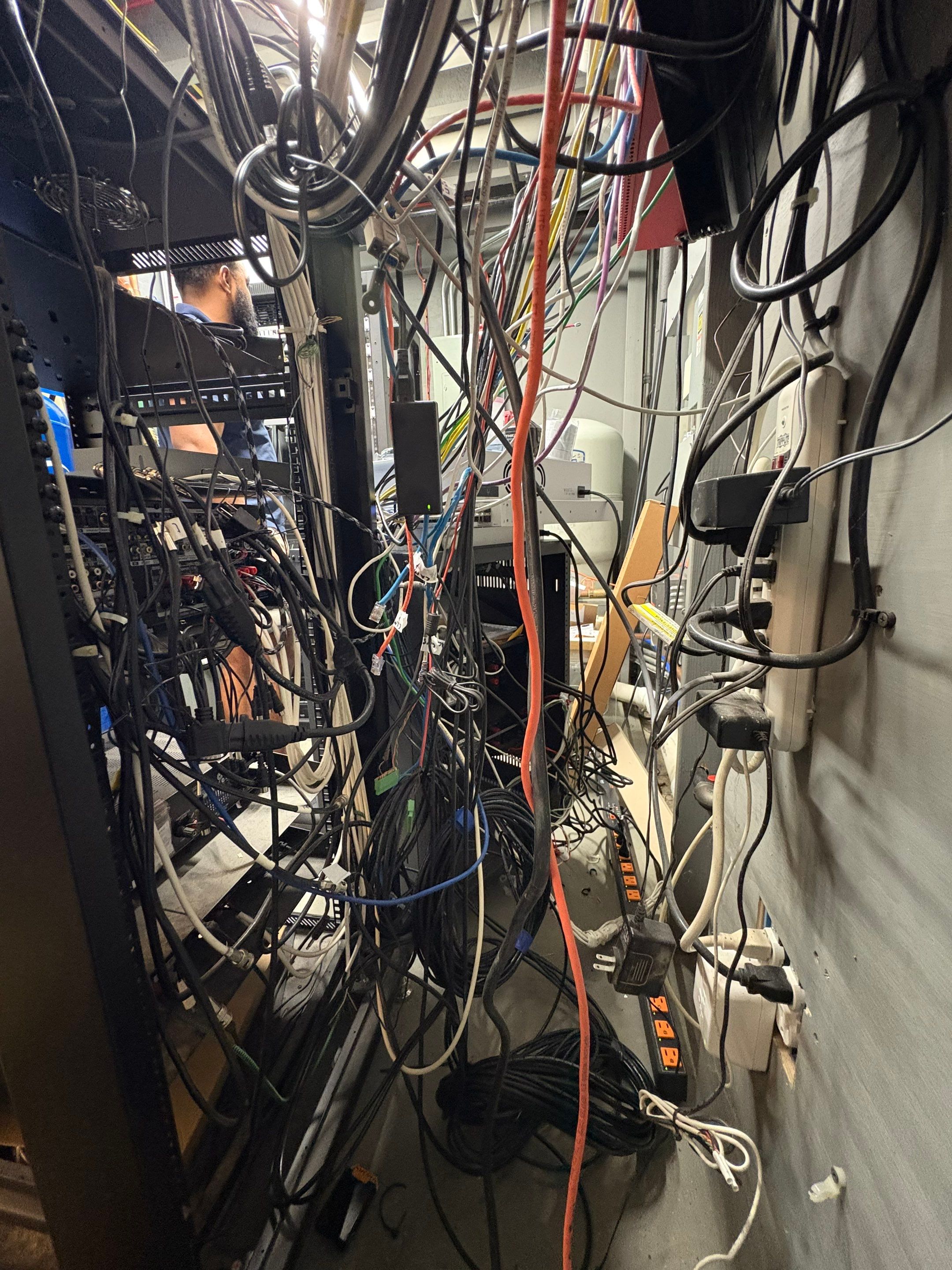 Rack Rebuild, Network & Surveillance Upgrade by Tailored Tech Inc