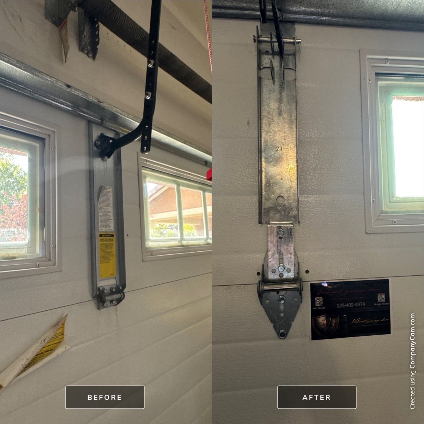 San Ramon Residential Garage Door Torsion Spring and Hardware Repair by Valiant Garage Door