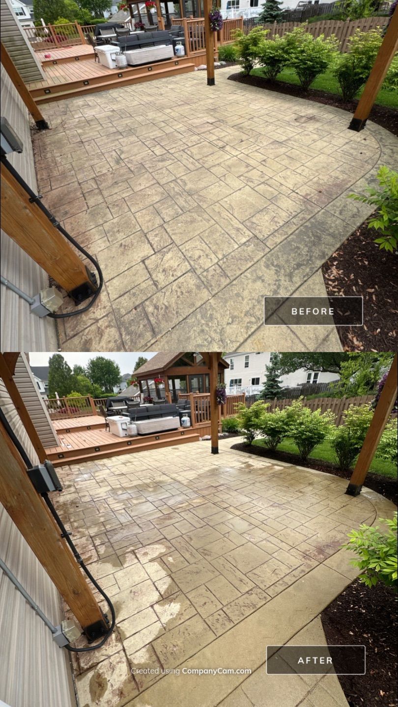 Project in Huntley by Simmons Power & Soft Washing