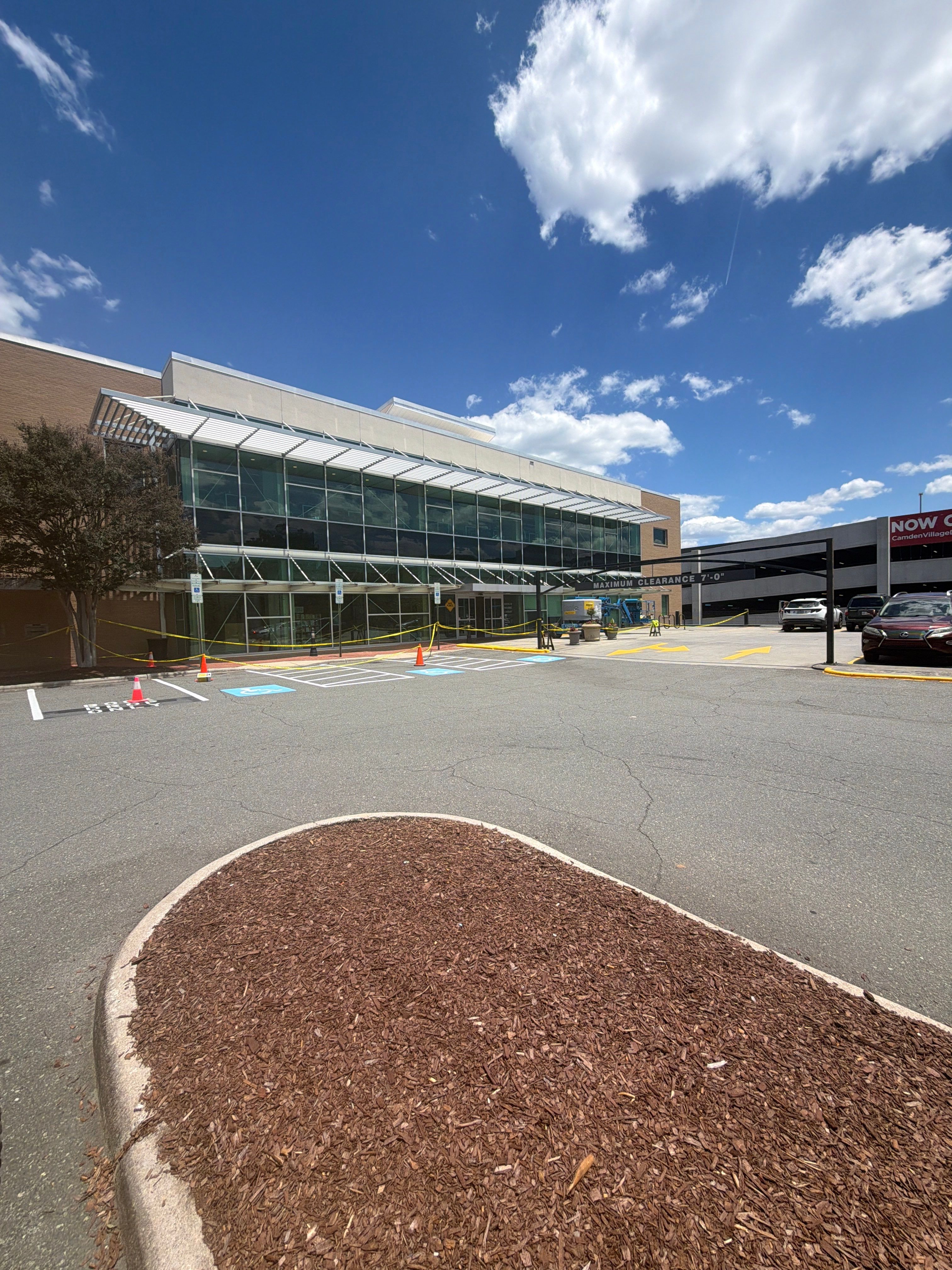 Exterior Joint Sealing – Canopy Entrance by Billy Weatherspoon Contractor