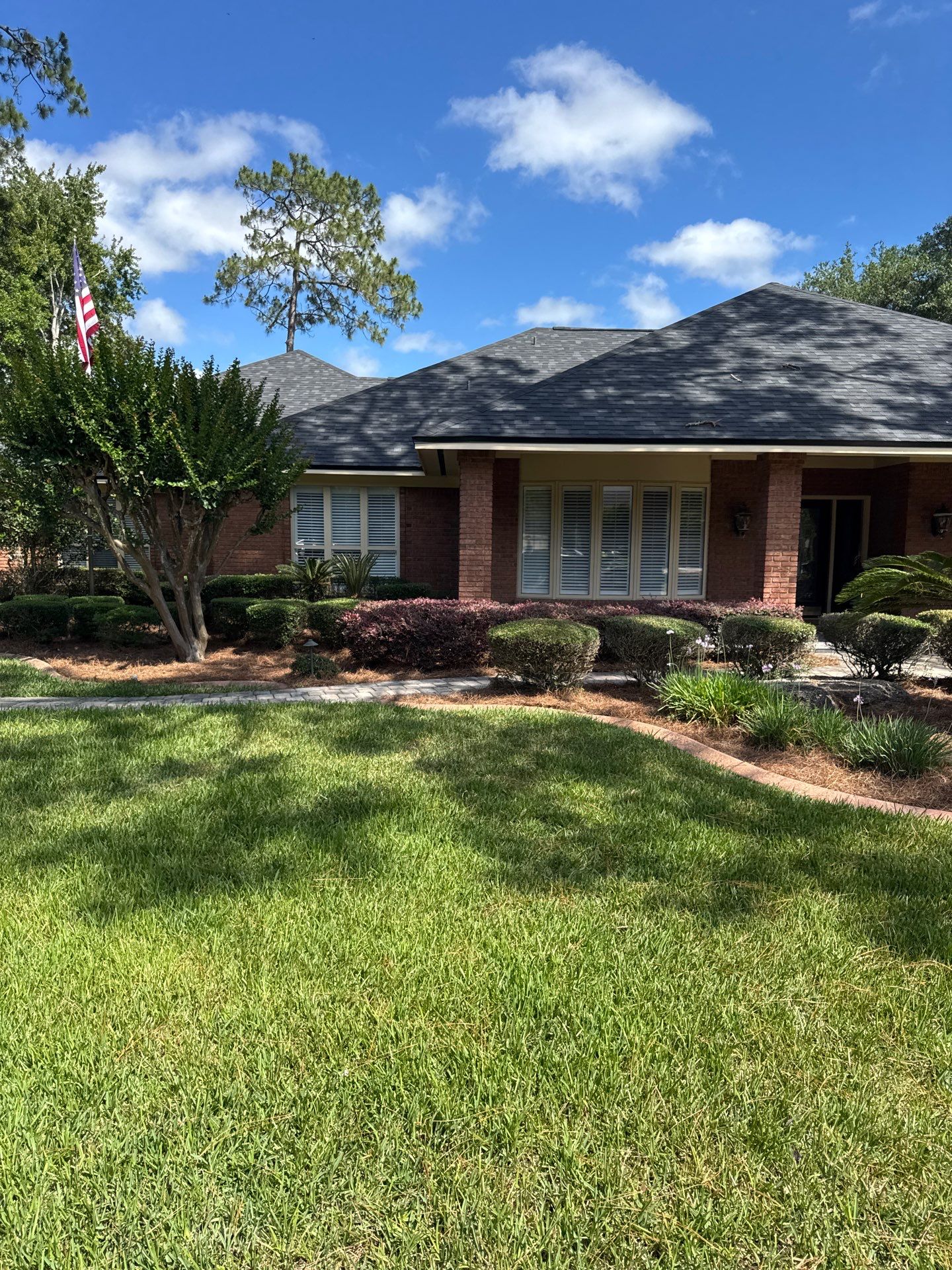 Deerwood Resident | Pine Straw Install by ProGreen Services