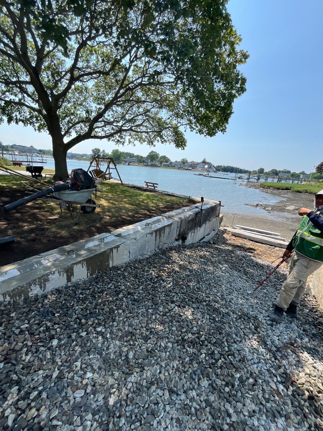 Beautiful Re-disgn by the water in Danvers MA  by Cole Landscaping Inc