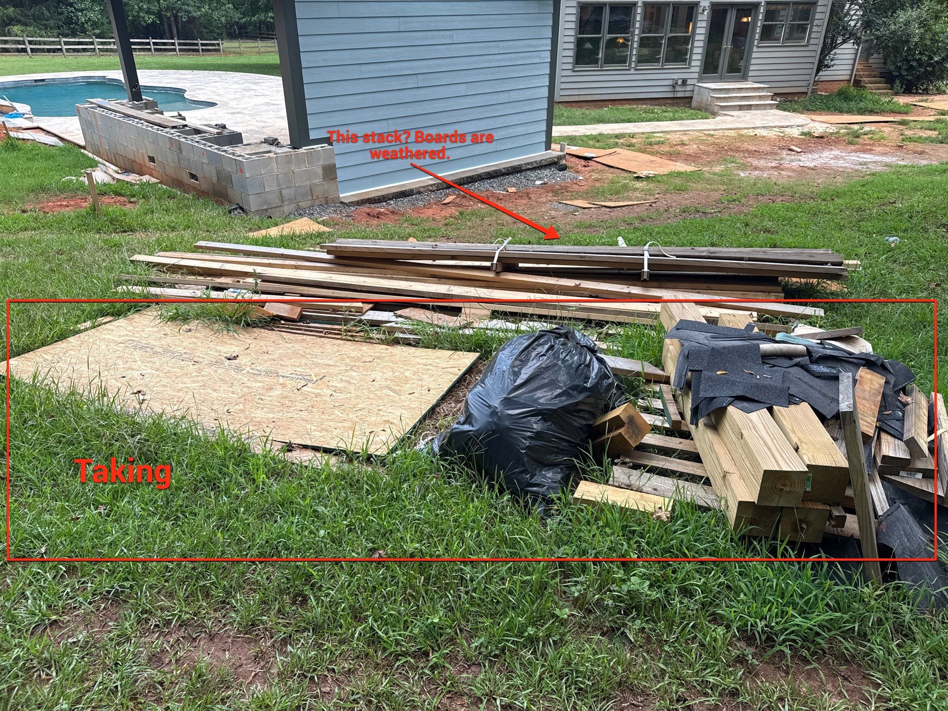 Project in Rock Hill by Badger Hauling