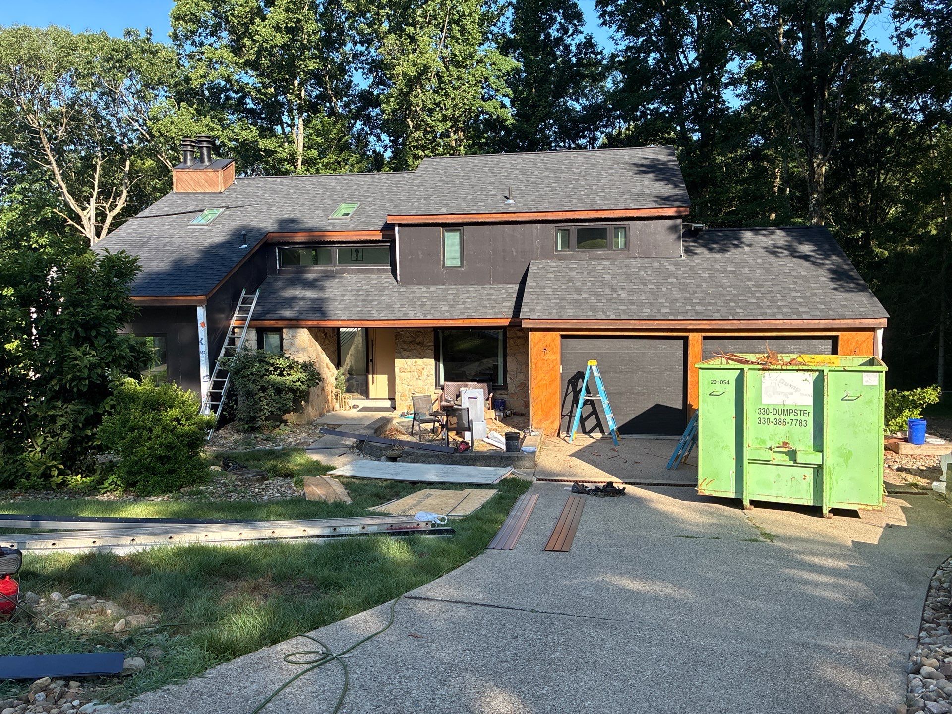 James Hardie Board and Batten Midnight Black Renovation in Wexford by Ideal Siding Pittsburgh
