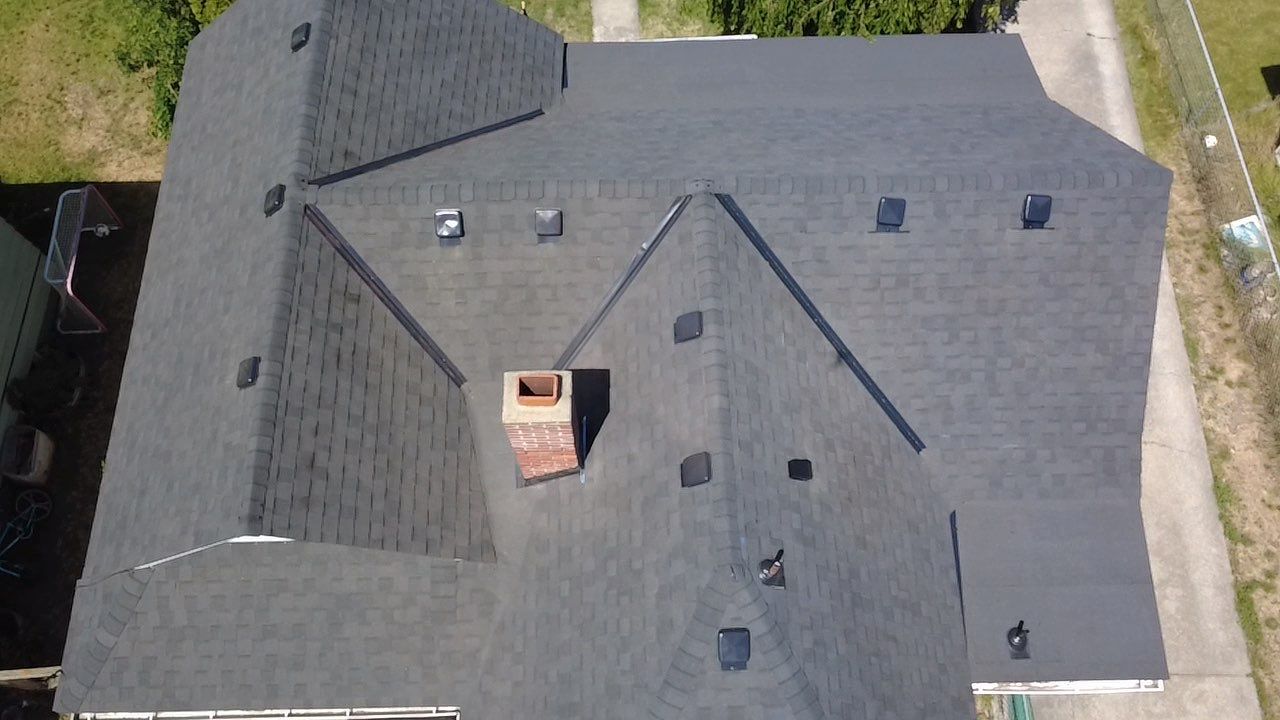 Residential Roof Replacement and Decking Repair in E Courtland Ave Spokane WA 99207 The Cascade System - Certainteed Landmark® Shingle - Moire Black by Alpine Roofing