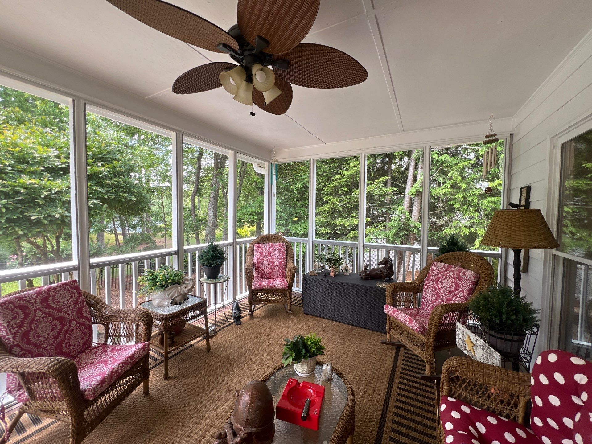 Multi-Level Pressure-Treated Wood Deck and Screened Porch in Acworth by Swift Home Renovations