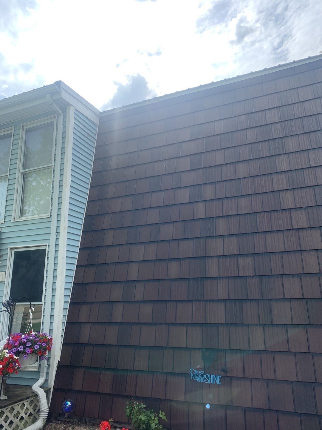 EDCO Arrowline SHAKE HD Metal Roof on Historic Gambrel Home in Decatur, Indiana by 4Ever Metal Roofing