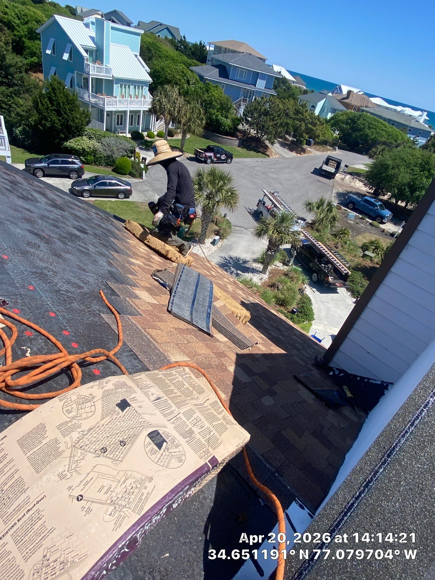 Another coastal home protected in Emerald Isle, NC. by RGR Construction and Roofing, LLC