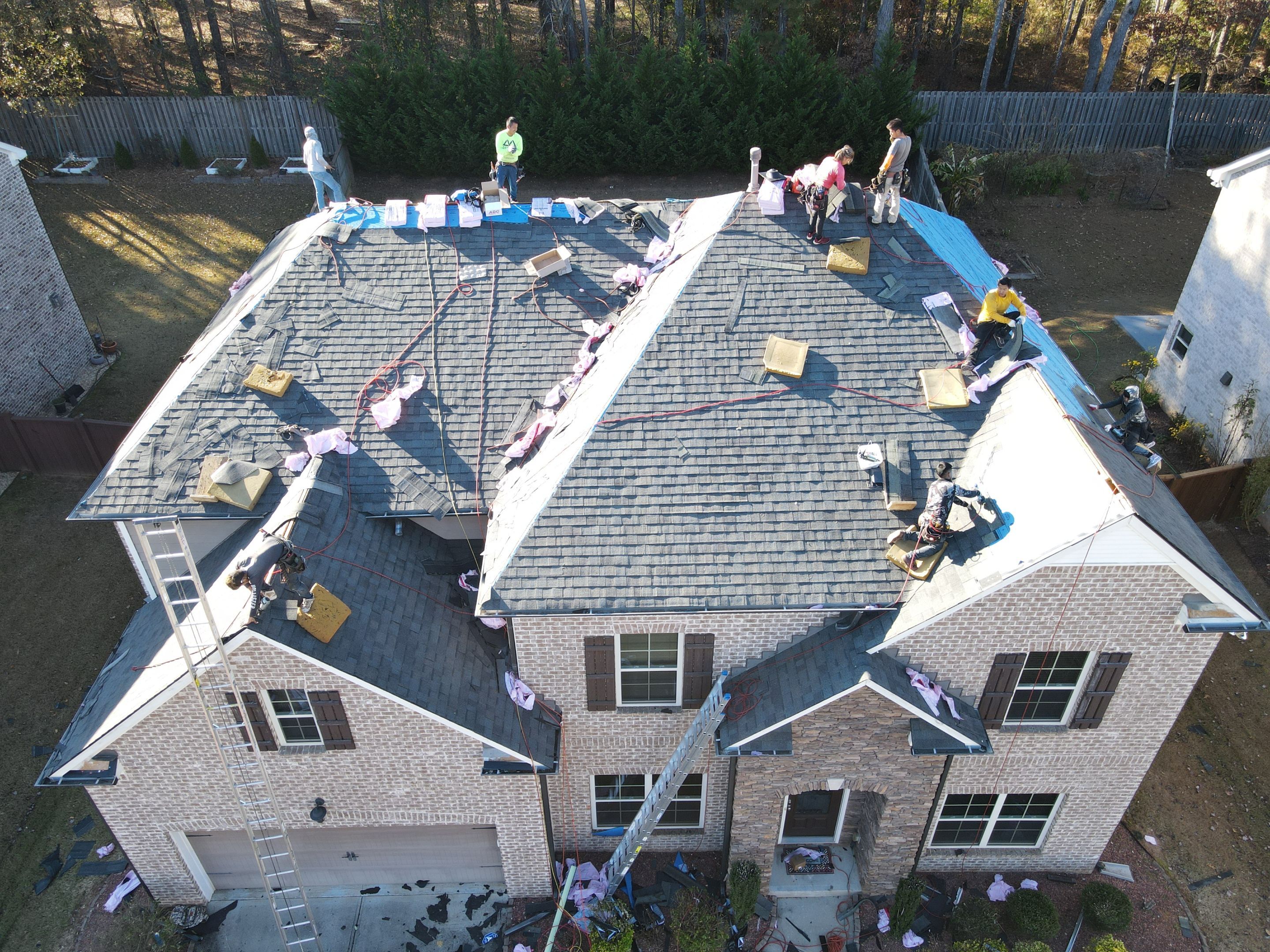 Residential Roofing Installation using Owens Corning by Inspector Roofing and Restoration