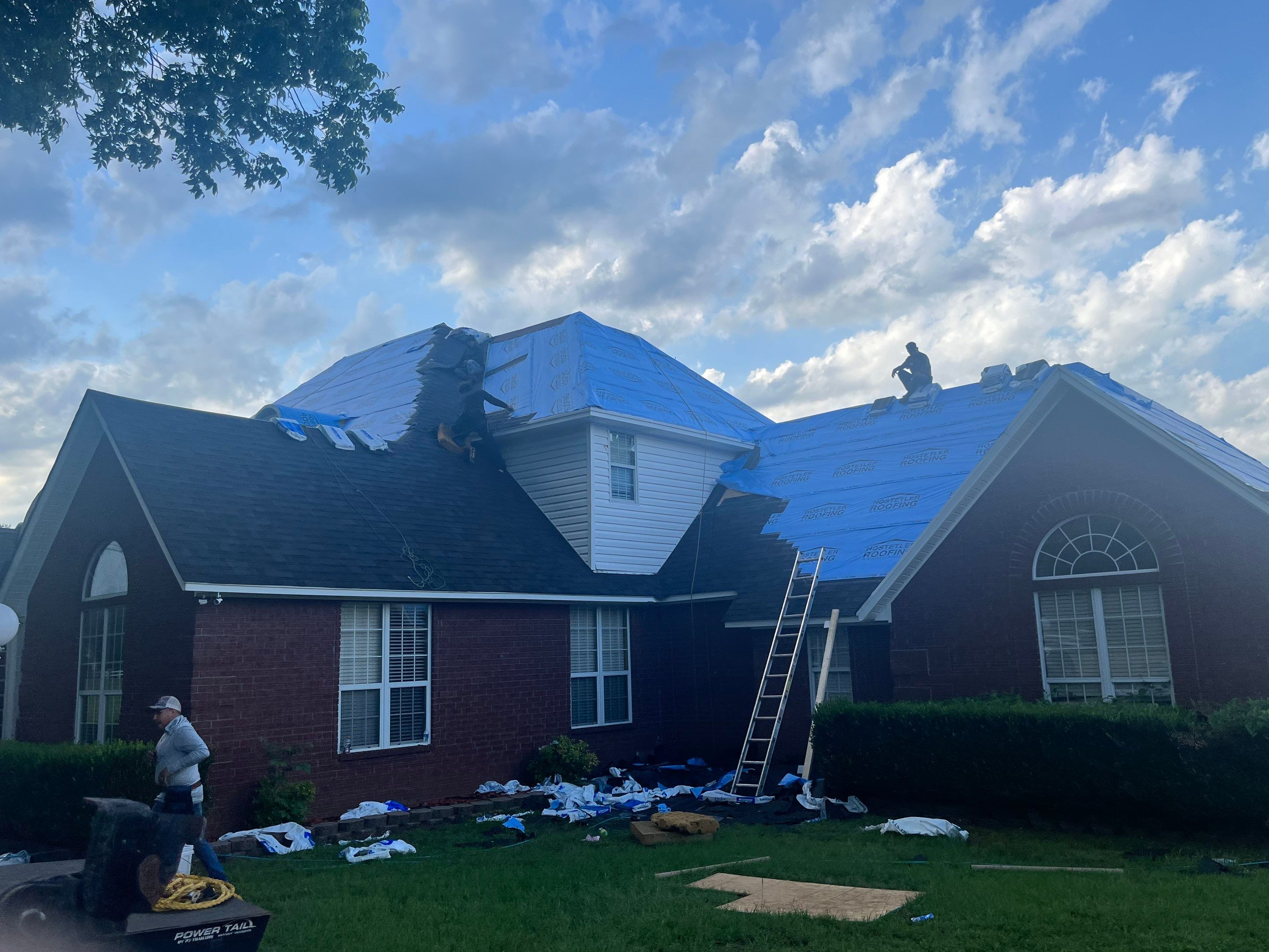 Storm Restoration Reroof: 40 Year Impact Rated Architectural Shingles by Hostetler Roofing