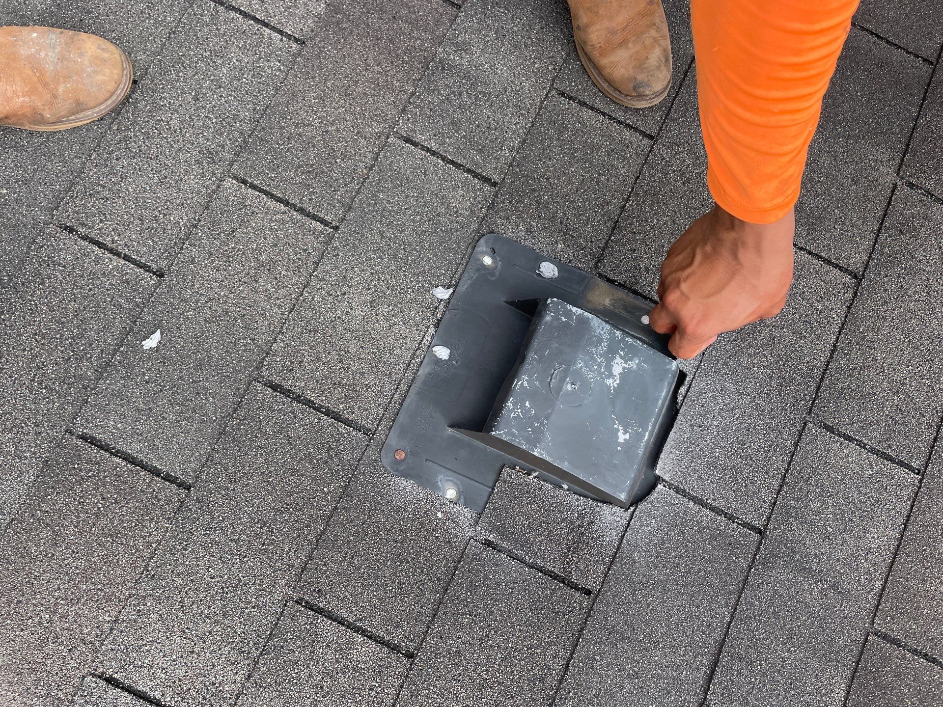 Hail Damage using Owen's Corning Duration (Lifetime) Shingles by Roof Repair Services LLC