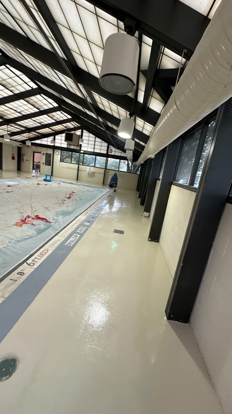 Hotel Pool Deck Project in Cranberry Township by Floors in a Day, Inc