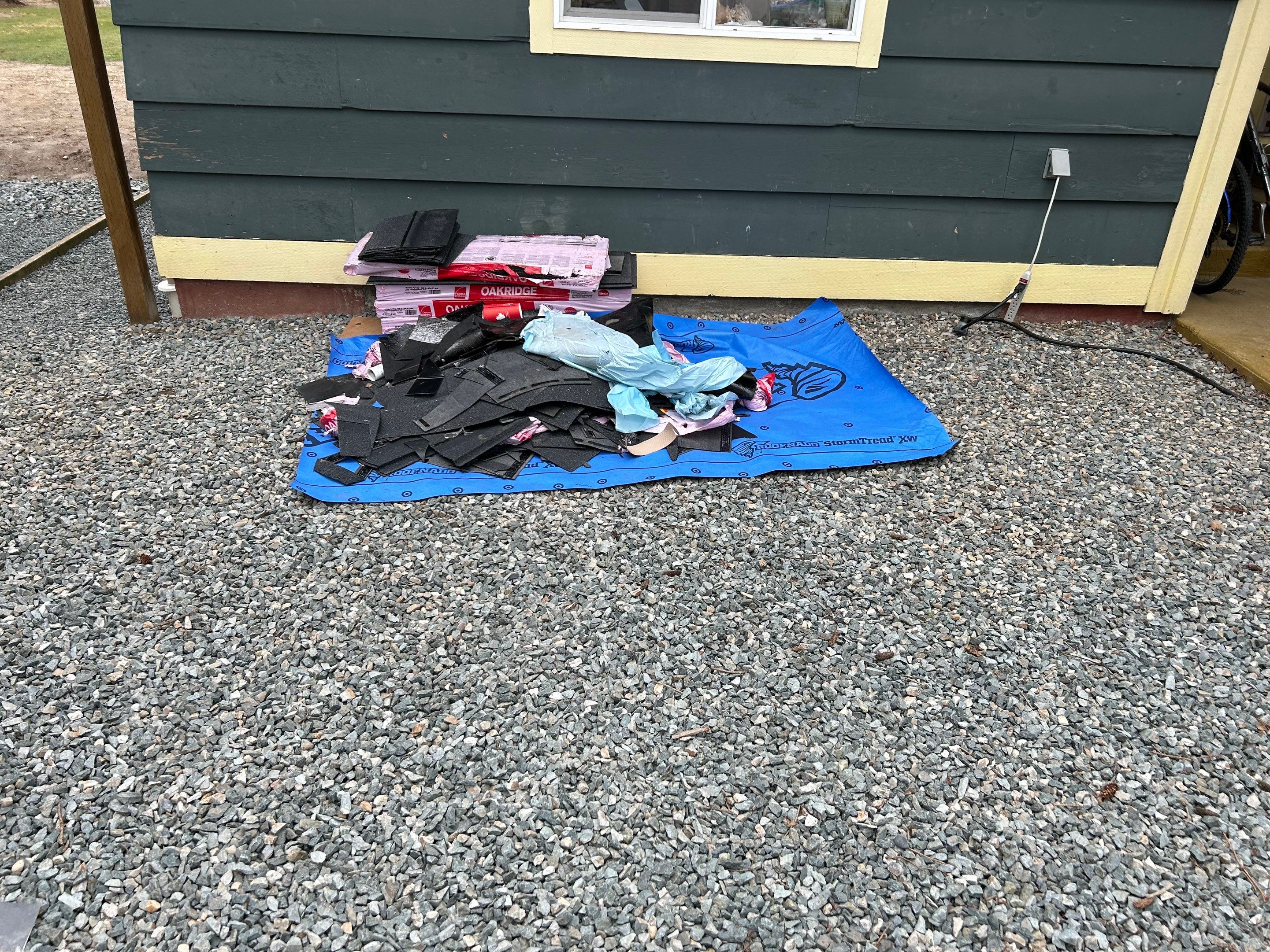 Residential Roofing Installation using OC Oakridge shingles for Gazebo by Top Notch Roofing Inc
