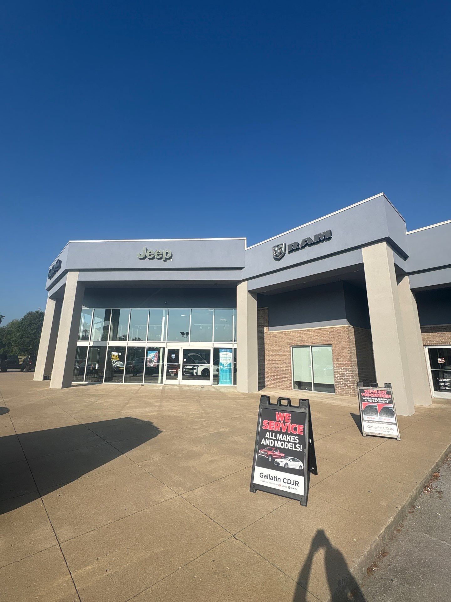 Commercial Exterior Remodel for Automotive Dealership in Gallatin by U.S. Exterior Solutions