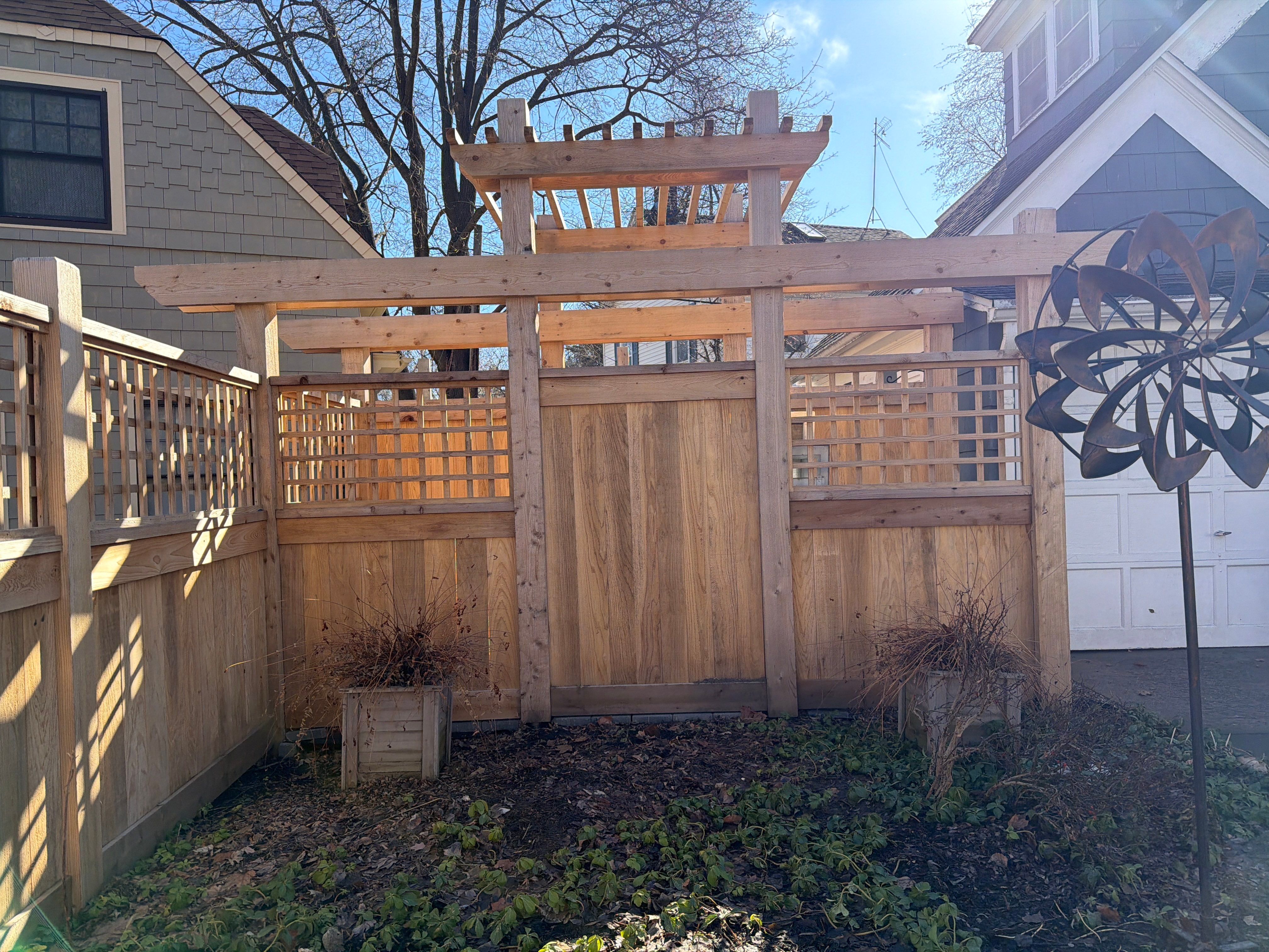 Custom Cedar Fencing by Madison Fence Company