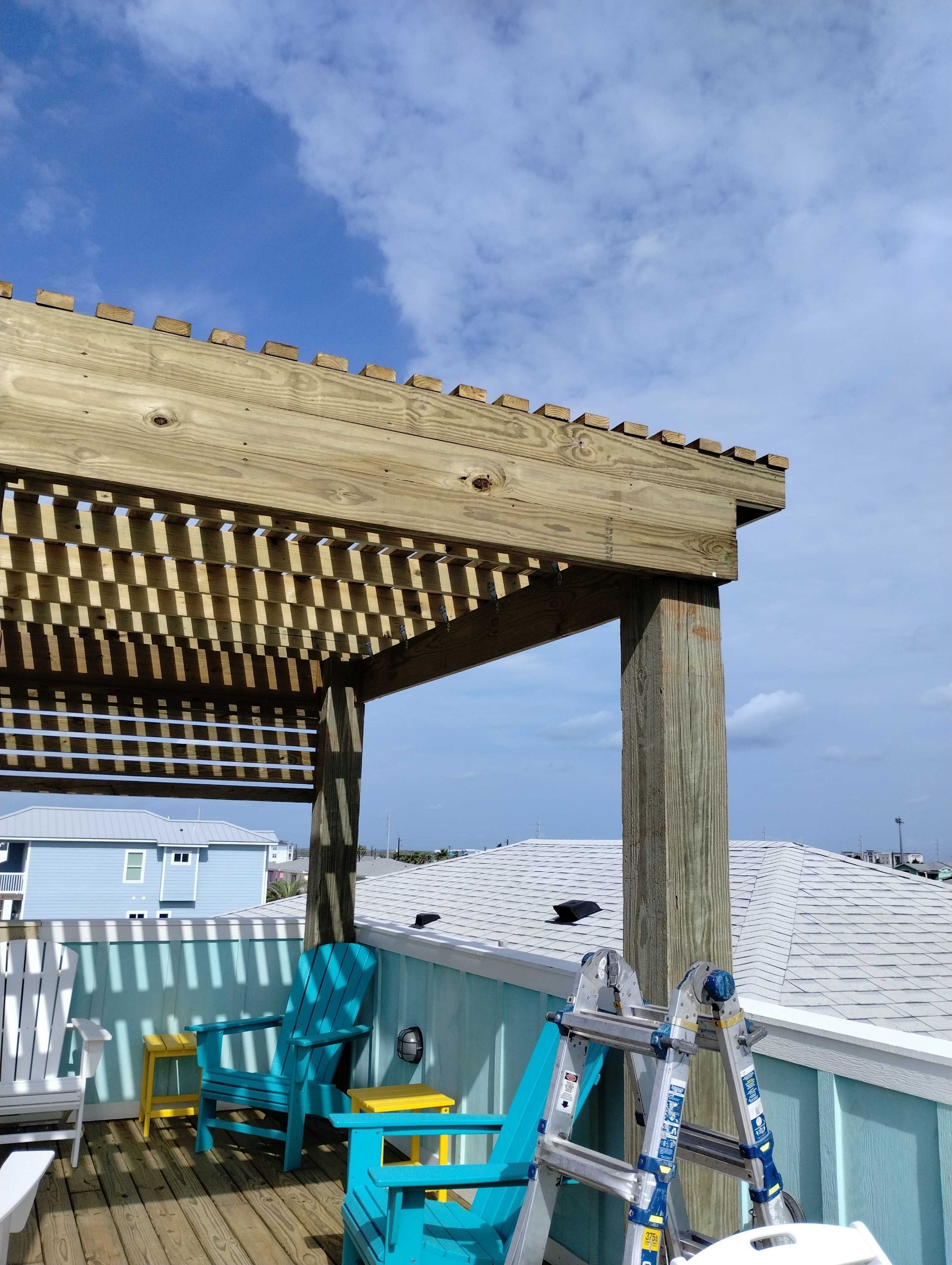 Roof Top Clubhouse on the Beach by Bayfront Roofing and Construction