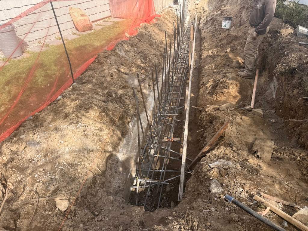 Concrete Retaining Wall Construction in Port Washington by Medina Design & Development Group