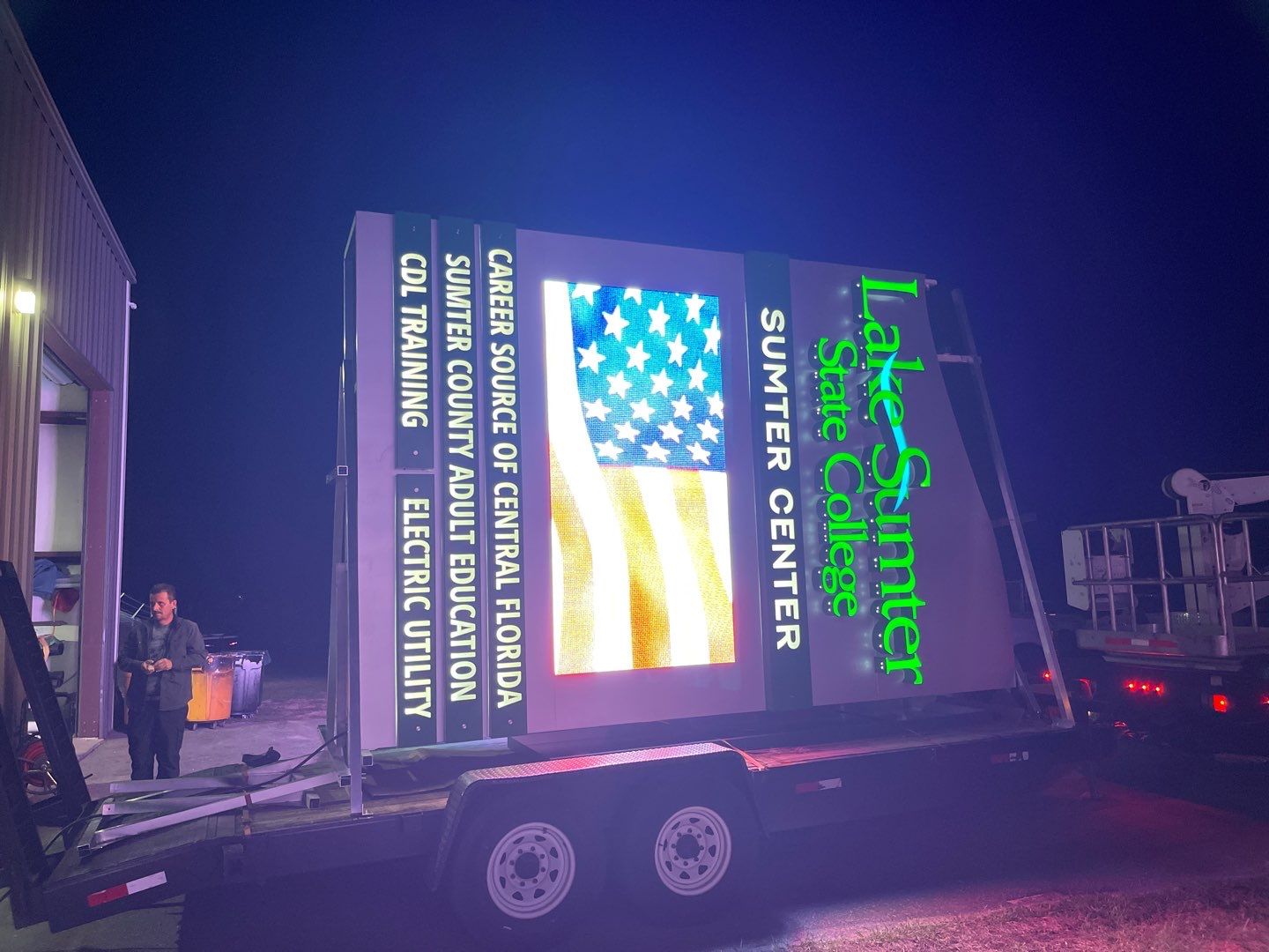 Monument Sign for Lake Sumter State College by SignCrafters