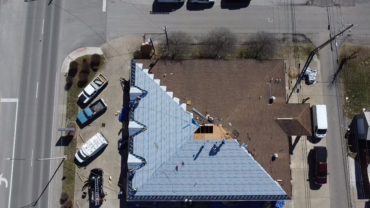 Commercial Roofing Installation using Certainteed Landmark Pro Shingles by Fahey Roofing + Contracting