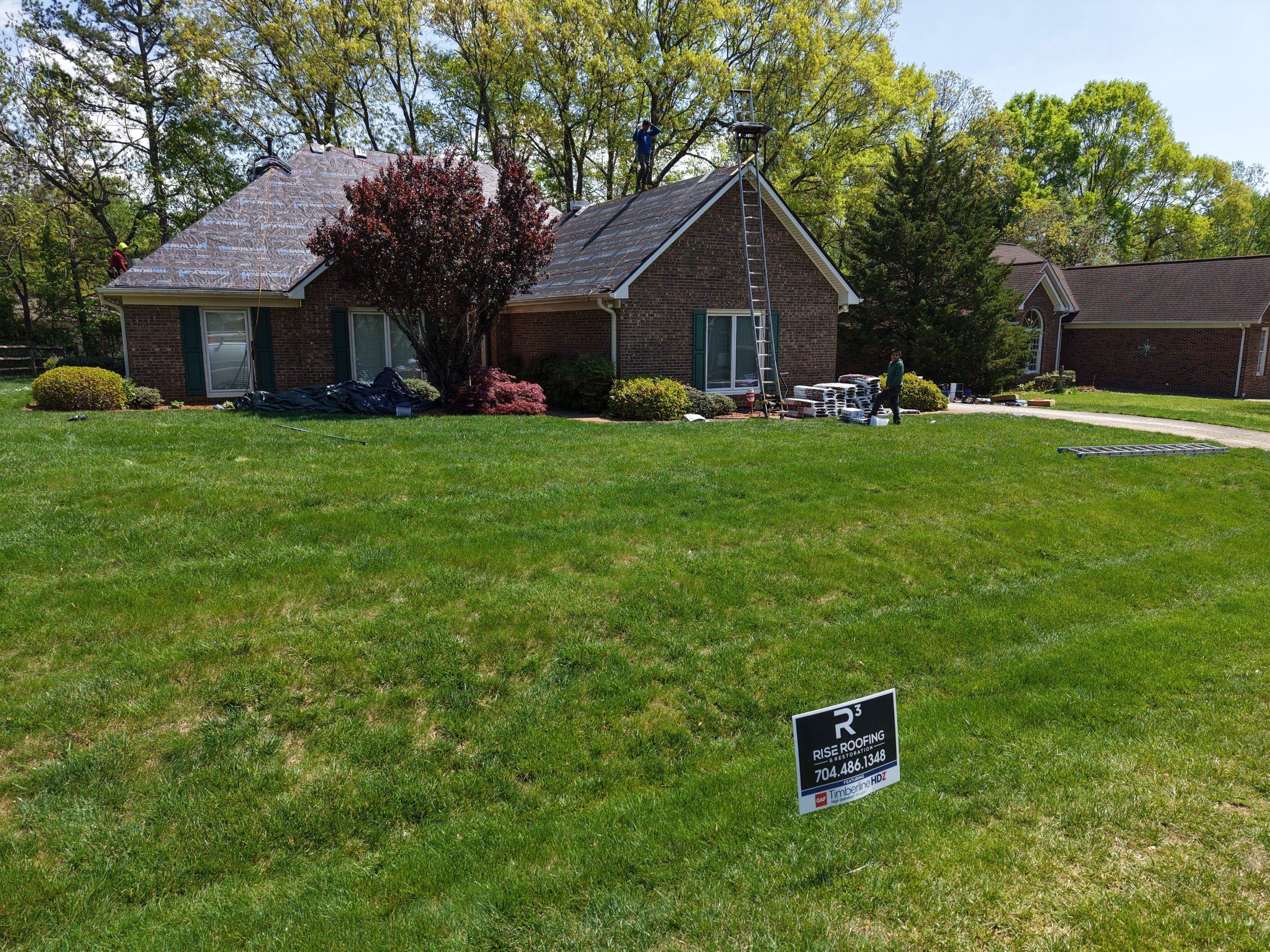 Residential Roofing Installation using TAMKO TITAN XT Rustic Black by RISE Roofing & Restoration, LLC