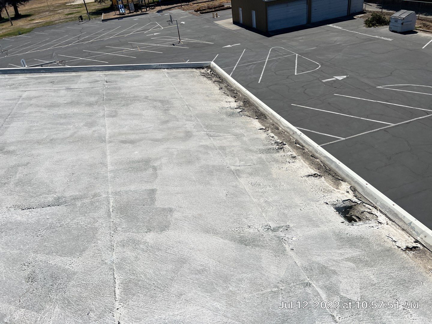 MR Roofing system using Benchmark/PUMA XL coatings over TPO single-ply roofing by Straight Edge Roofing Inc