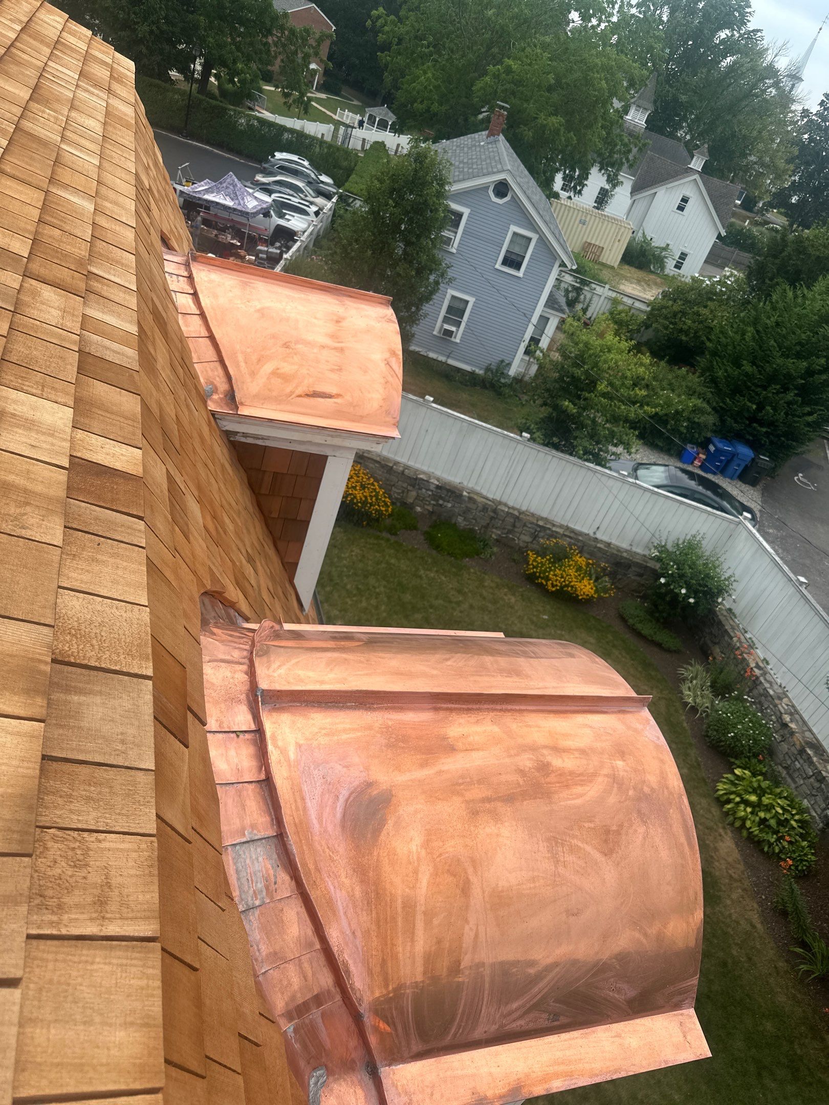 Professional Planning Group Westerly,RI Cedar Shake & Copper Roof Replacement by Rinaldi Roofing 