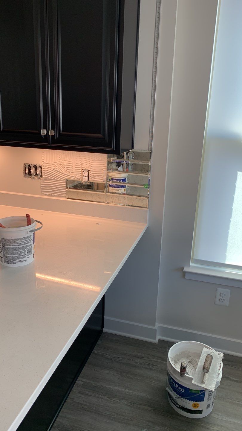 Kitchen and Bathroom Backsplash Installation by Greenspring Construction Services