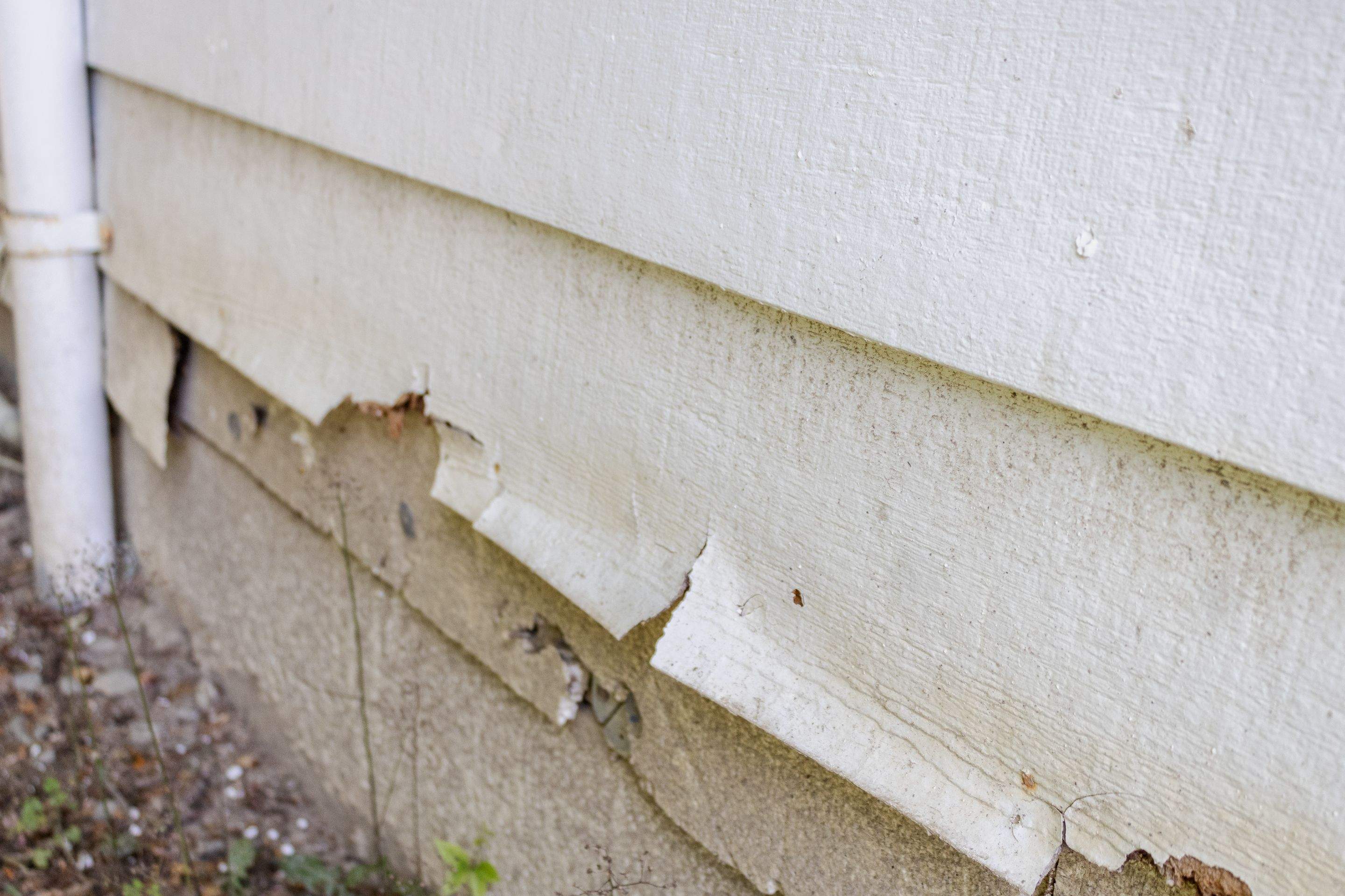 Alpharetta, GA Siding & Exterior Painting with Black Trim Before & After by Nelson Exteriors
