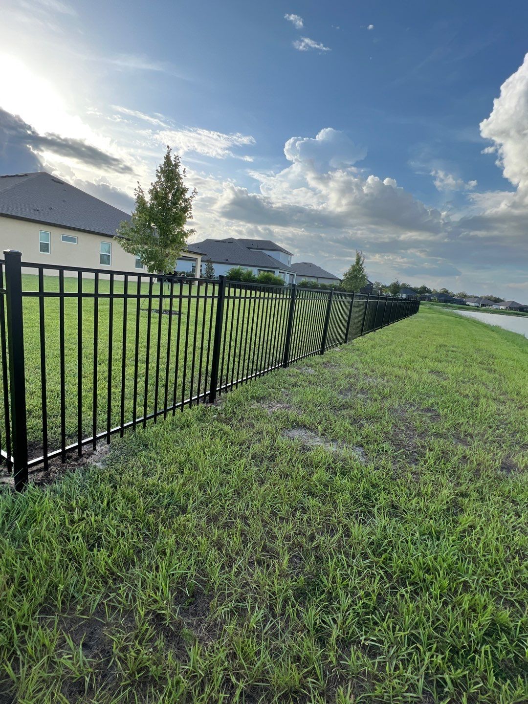 Parrish, FL  Black 3 Rail Aluminum Fence Installation by Asap fence and gates, LLC