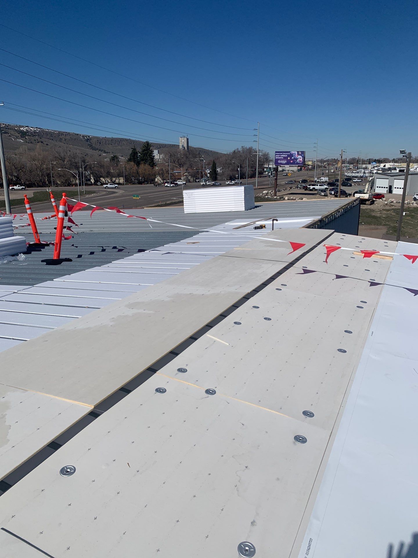 Commercial Roofing Installation using GAF TPO by All County Roofing Inc.