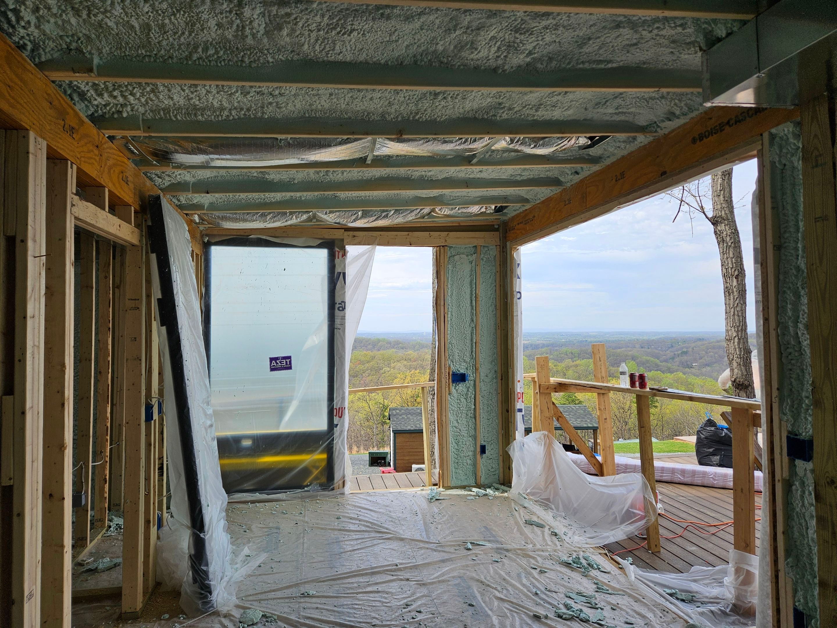 Project in Bluemont, VA by Founders Insulation