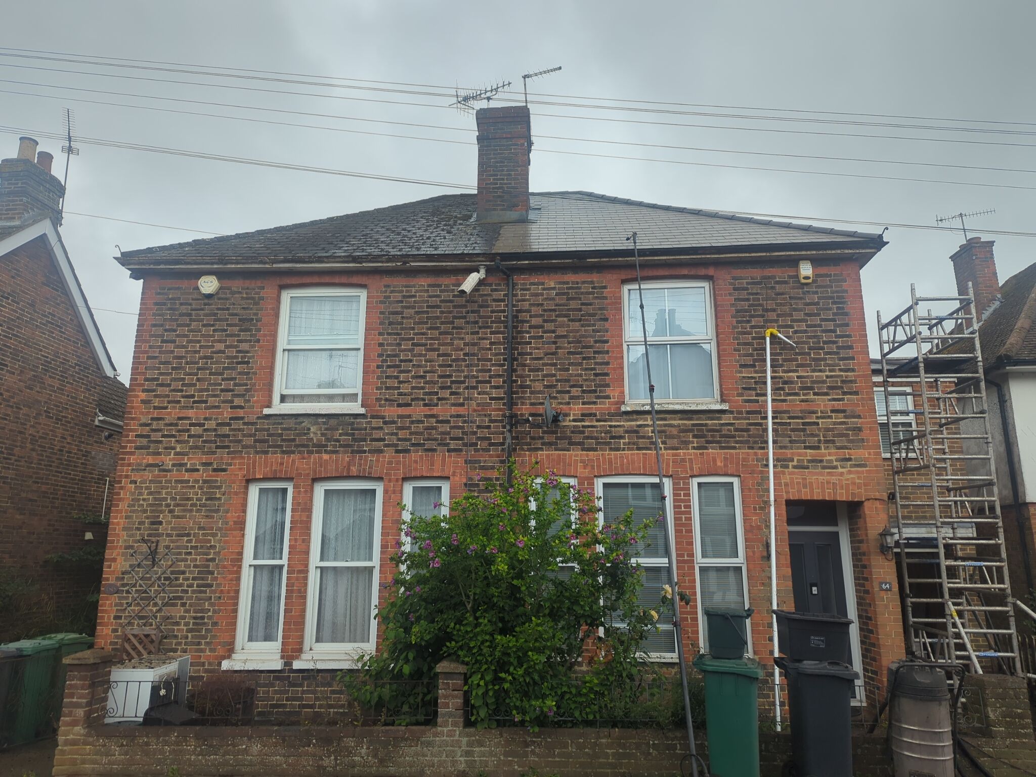 Roof Clean  - Moss Removal - Gutter Clean using Honda 15lpm Low Pressure Washing Machine by Ges Exterior Cleaning ltd